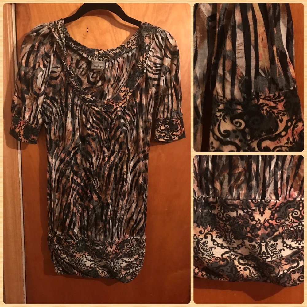 DayTrip Animal print top